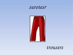 surotesr trousers 
