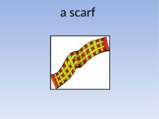a scarf 
