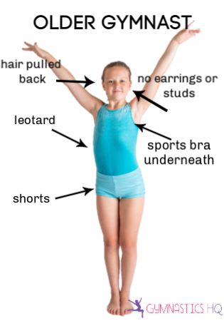 older gymnast teen wear to gymnastics class