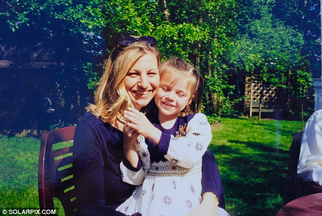 Rebecca is pictured here in 1998 with her daughter Chloe, then 4. After Rebecca found out about Marc