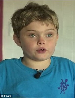Chille Bergstrom (pictured), a nine-year-old aspiring pilot with a pacemaker, has spoken out about the 