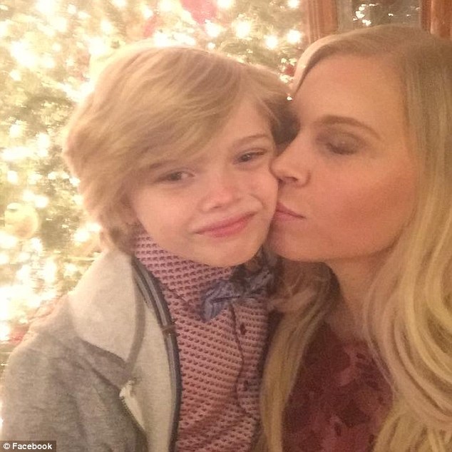 Chille (pictured with his mother Ali Bergstrom) was born with Godlen Hars Syndrome