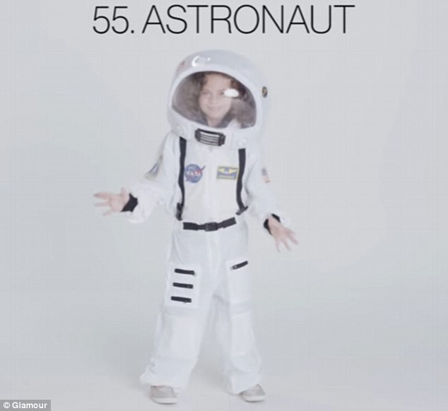 Too cute: In one especially adorable scene, Shannon trundles across the stage in a spacesuit