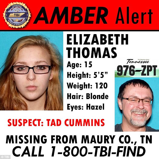 The Tennessee Bureau of Investigation first issued an Amber Alert for Thomas on Tuesday