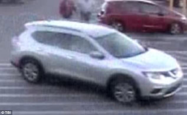 Authorities released a photo of the car Cummins is said to be driving with plates 976-ZPT