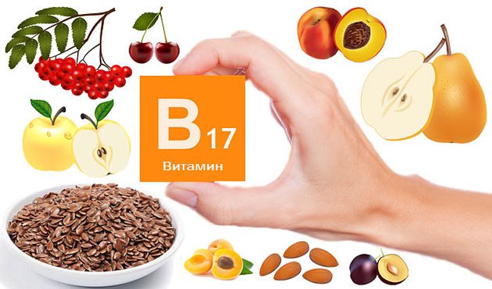 В каких продуктах больше всего содержится витамин B17, для чего он нужен организму