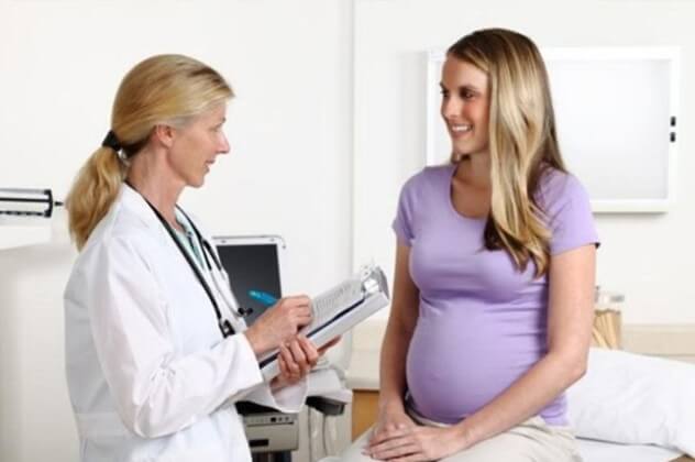 Беременная на 32 неделе у врача