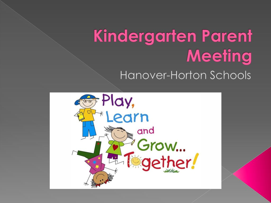 Kindergarten Parent Meeting