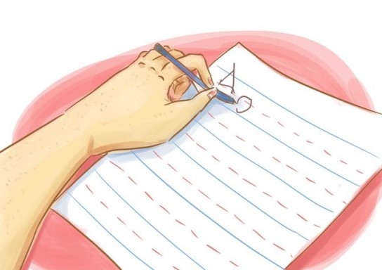 Как правильно научить писать левшу