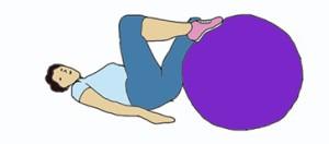 Упражнения с фитболом - 3 триместр беременности