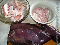 Meats for liver sausage